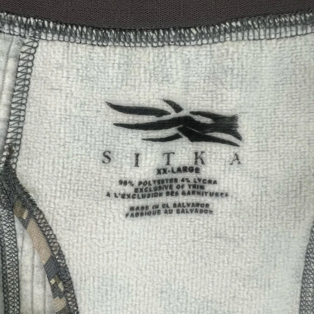 Sitka Long Johns Mens XXL Multicolor Optifade Camo Thermal Fleece Underwear
